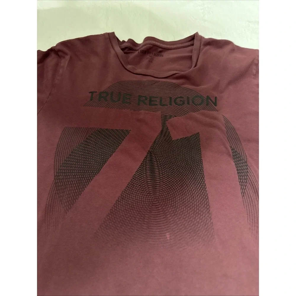 True religion extra large T-shirt Red Grunge‎ !!